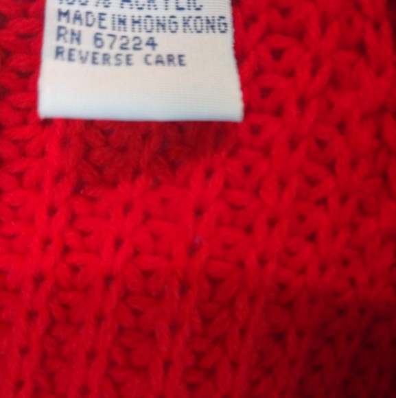 International Extra touch Sportswear Red Cardigan - Picture 9 of 9